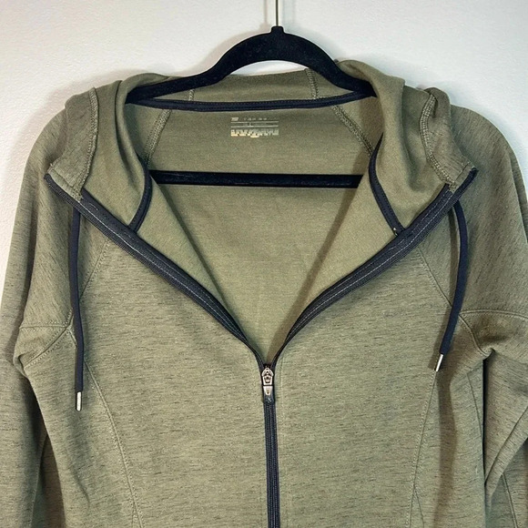 TEK GEAR Zipper Fitted Jacket - Green with Thumb Holes - XS - GUC - Picture 3 of 11